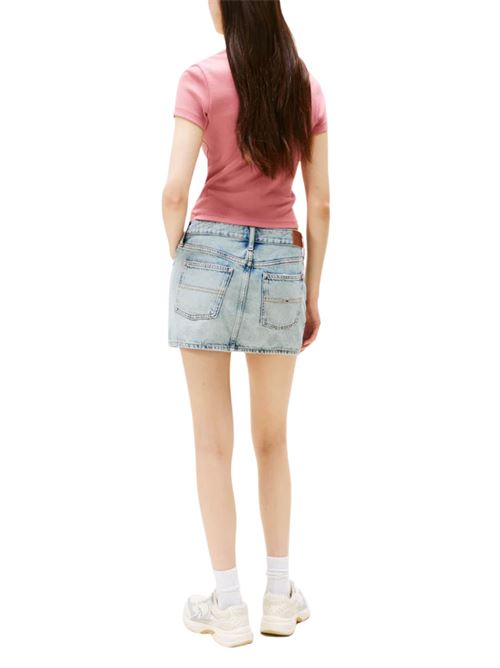 T-shirt rosa in cotone Tommy Jeans | DW0DW20910TI0